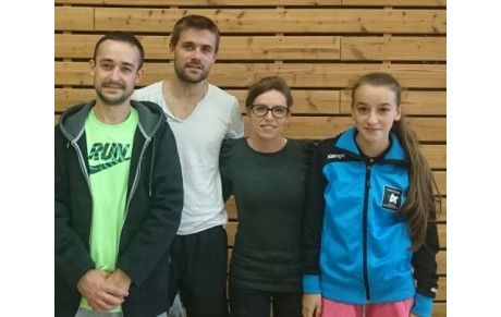 Les badistes au tournoi de Saint Affrique