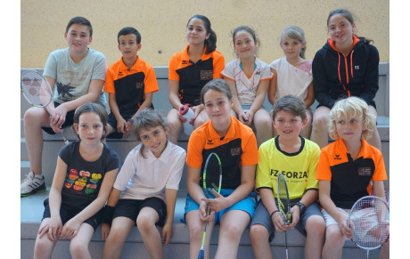 La belle fin de saison des jeunes badistes