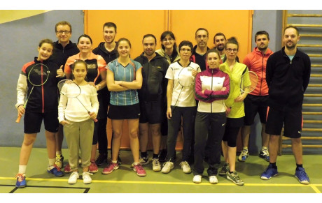 Les badistes en jambes au tournoi de doubles de Capdenac !