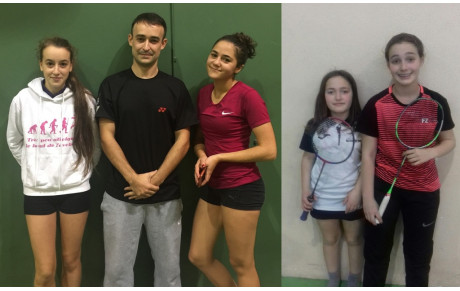 Week-end parfait pour les badistes !