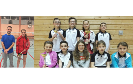 Les bonnes prestations des badistes du Gaspar à Rodez et Golfech !