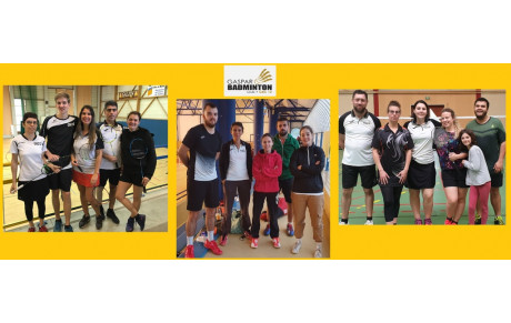 Un dimanche prolifique pour les badistes en interclubs