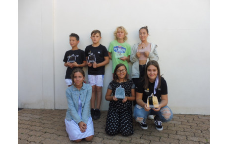 Les jeunes badistes à l'honneur